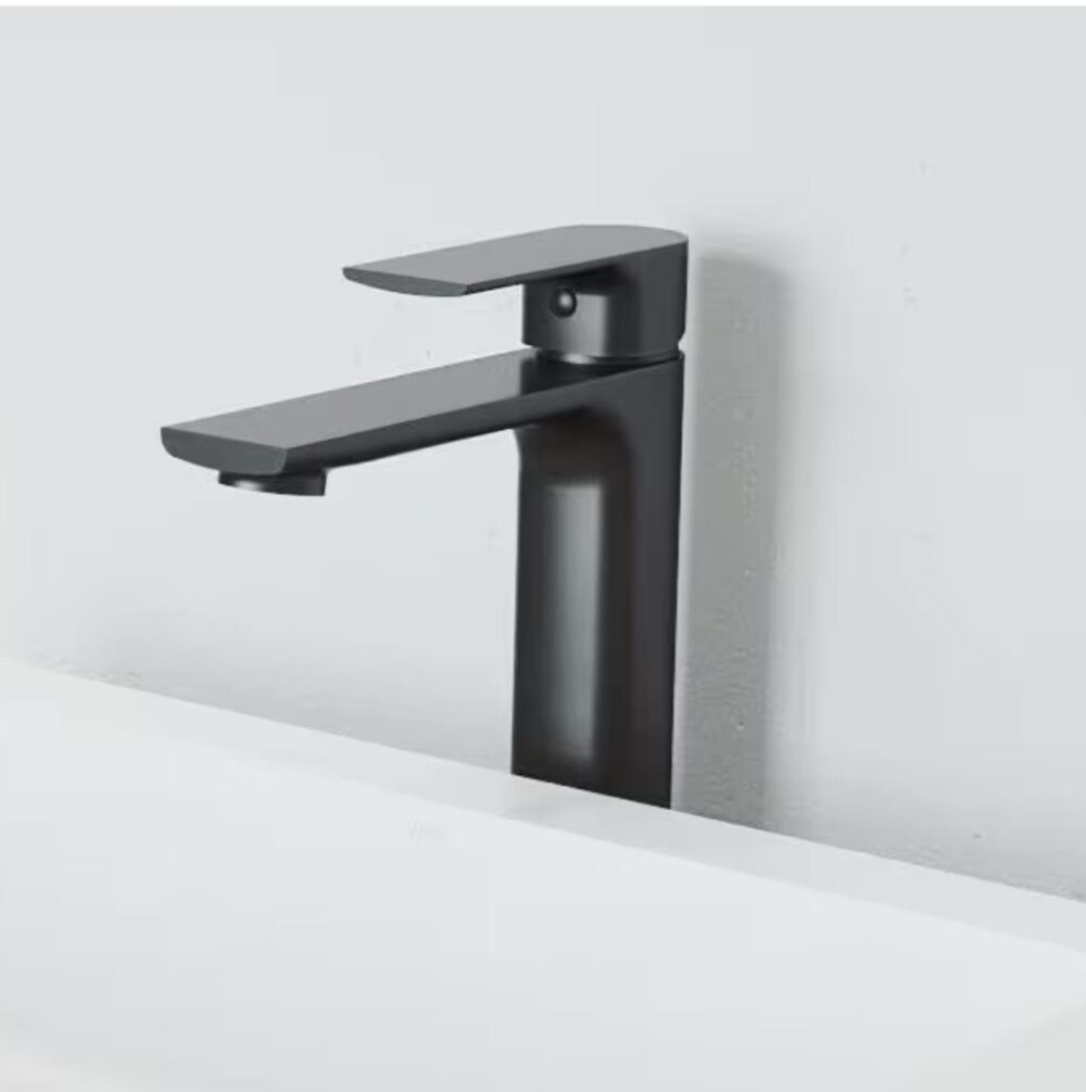 Norfolk Single Handle Single-Hole Bathroom Vessel Faucet in Matte Black - Image 2